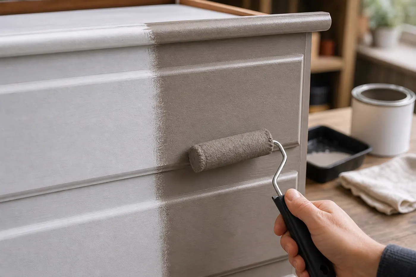 Application de peinture sur sous-couche