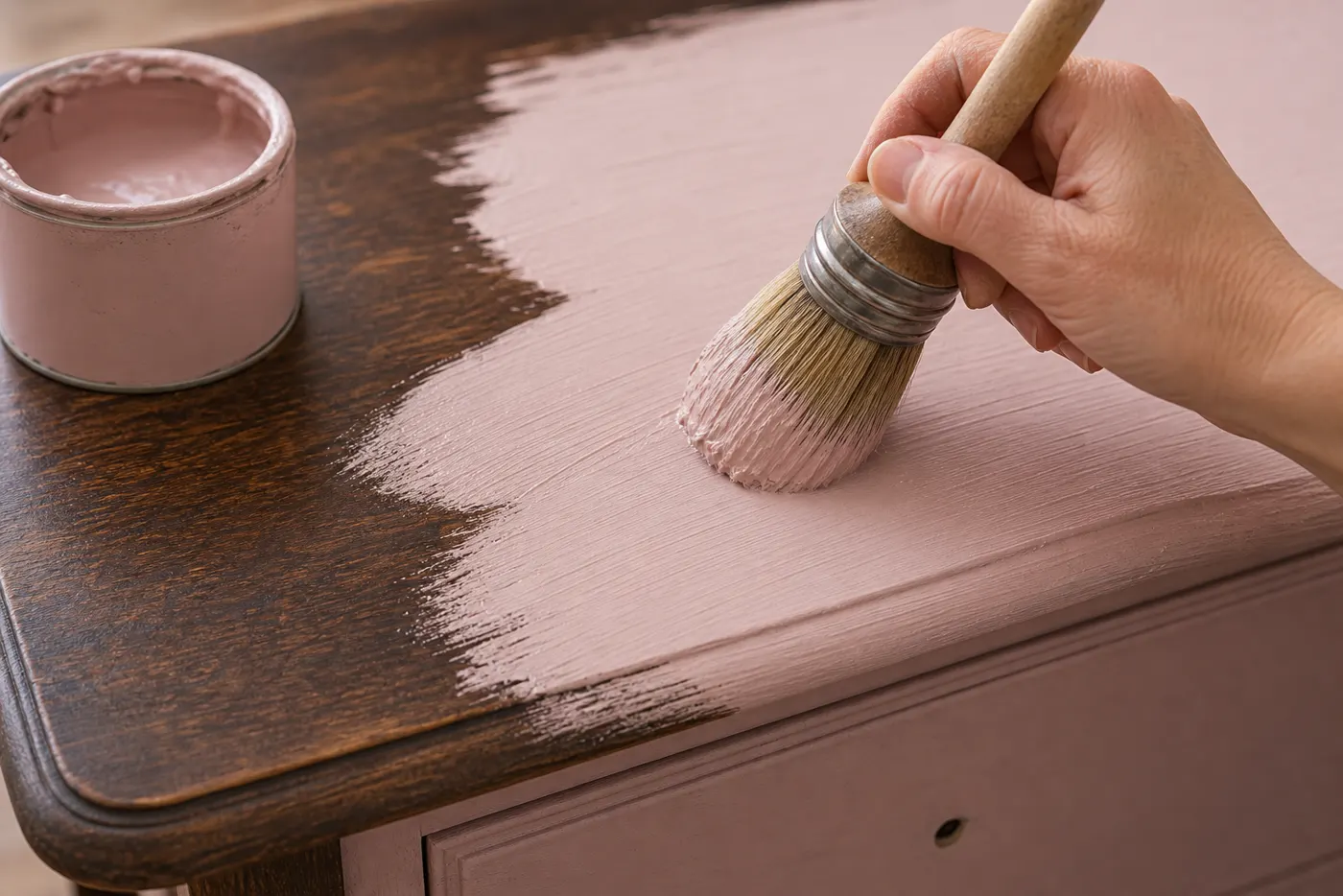 Application de peinture à la craie