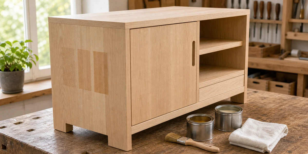 Protéger un meuble en bois brut sans le foncer