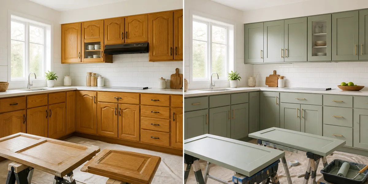 Repeindre des meubles de cuisine